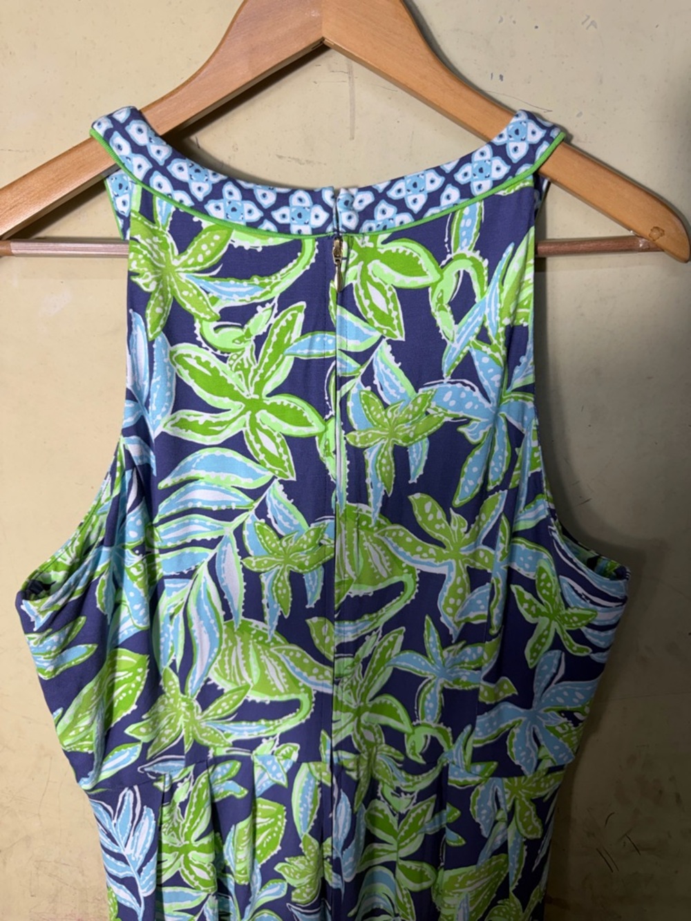 NEW Lilly Pulitzer Carmilla Maxi Dress in Sapphire Pool Tropical Tango Size 14 - Picture 10 of 10